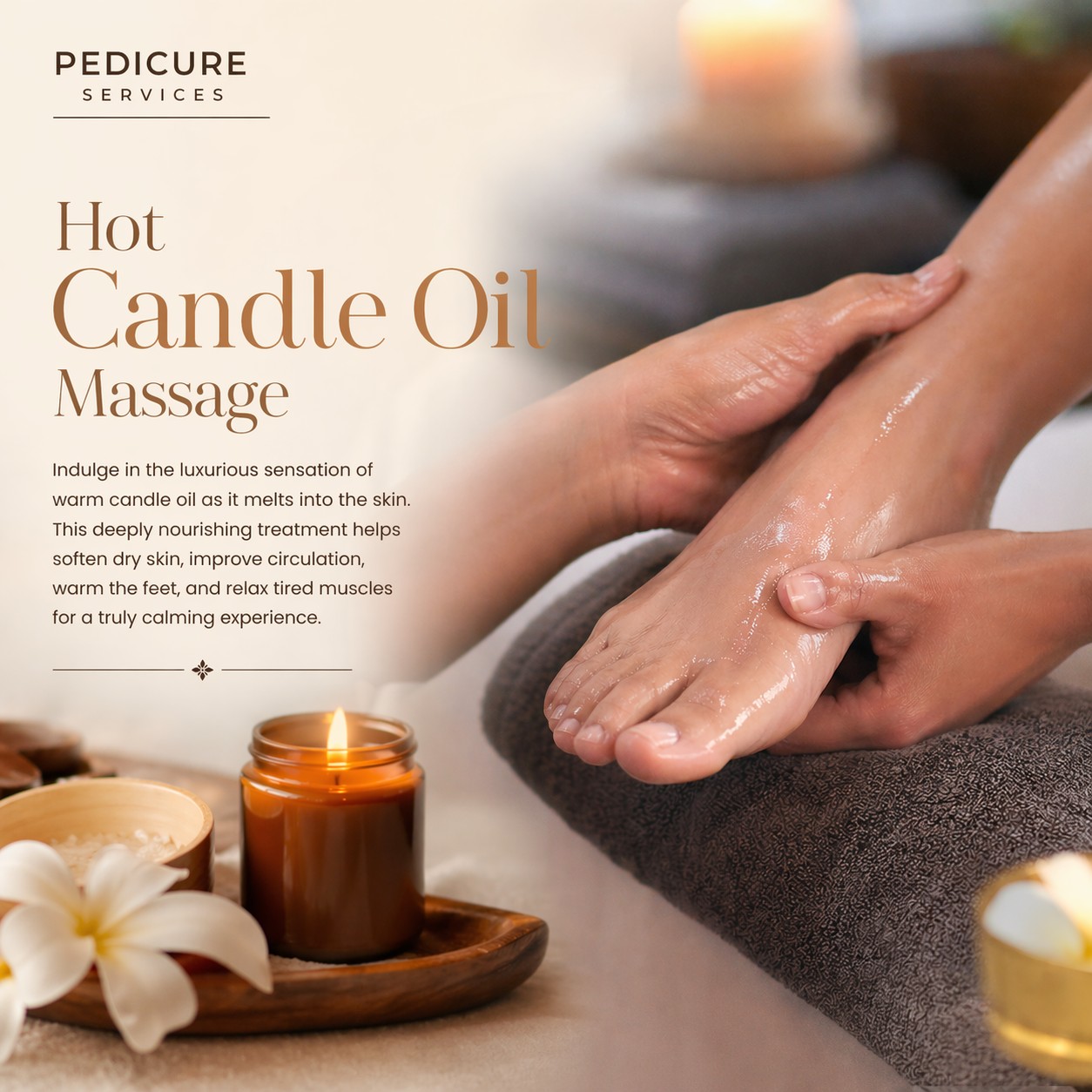 Hot Candle Oil Massage